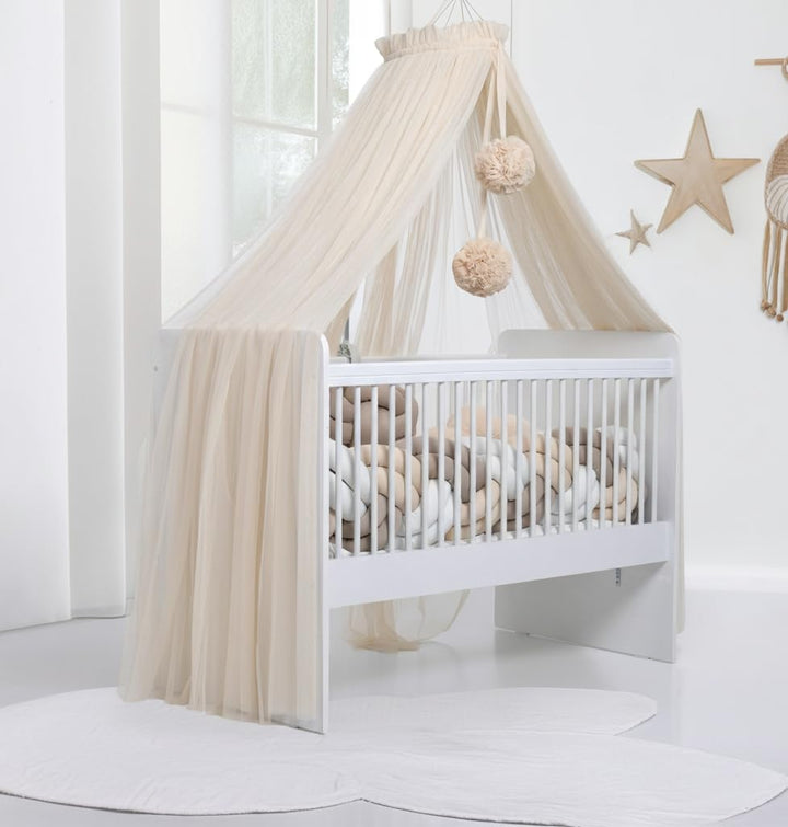 Baby Fancyroom Betthimmel für Babybett, Prinzessib Babywiege, Moskitonetz, Beistellbett Himmel, Baby