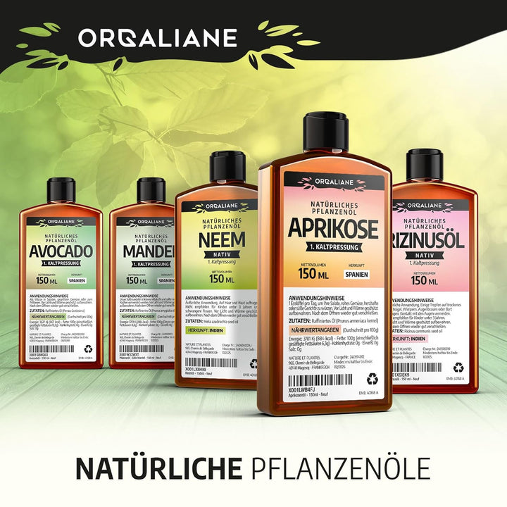 Aprikosenkernöl 900 ml - Rein, Natürliche Pflege, Kaltgepresst - Premium Qualität 900 ml (1er Pack),