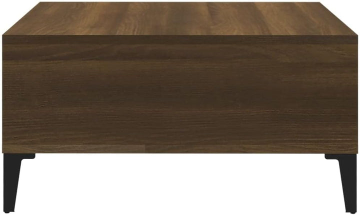 WIFESE Couchtisch mit 4 Fächer 60x60x30 cm Beistelltisch Holz Modernes Design Wohnzimmertisch Kleine