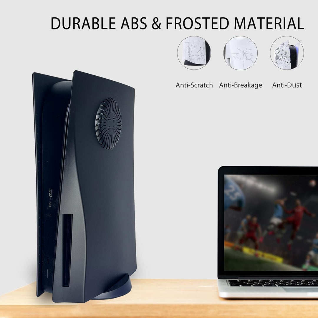 PS5 Frontplatten mit Kühlöffnungen Harte stossfeste Abdeckung für Playstation 5 Disc Edition DOBEWIN
