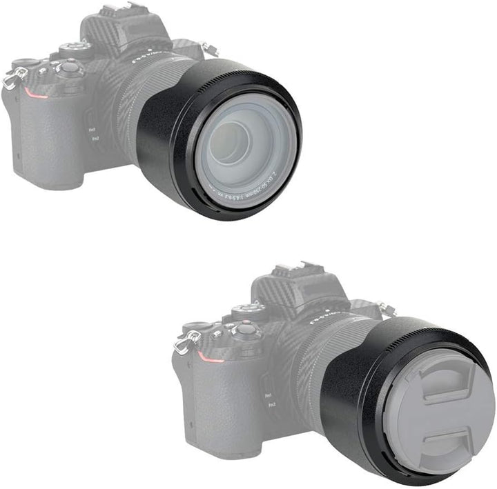 JJC Gegenlichtblende für Nikon NIKKOR Z DX 50-250mm F/4.5-6.3 VR Kamera-Objektive on Nikon Z50 - Ers