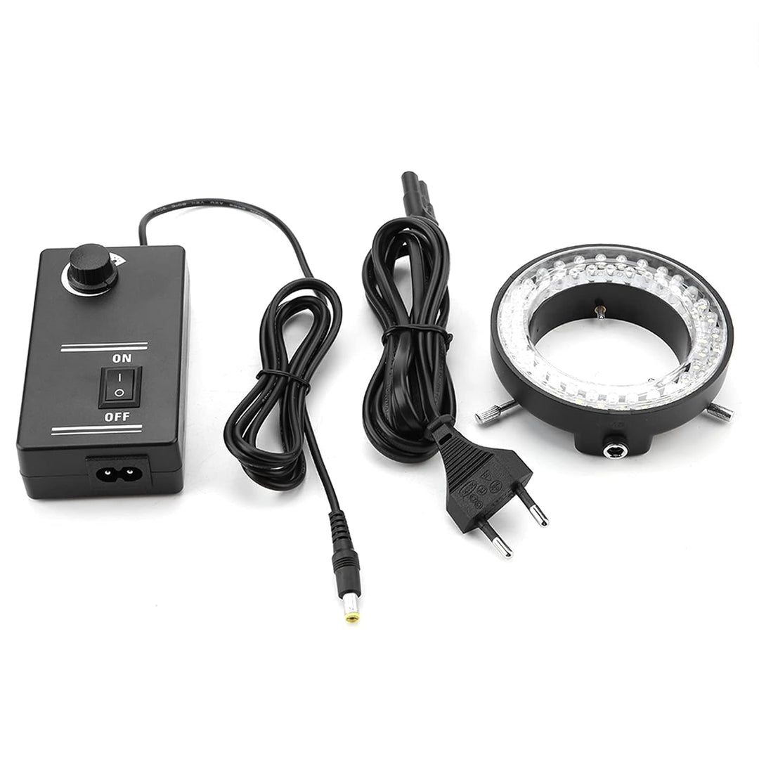 3,5 W LED-Mikroskop-Ringlicht, Mikroskope LED-Beleuchtungslampe Helligkeit Einstellbare Ringlampe Be