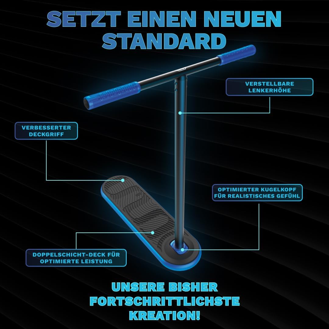 The Indo Trick Scooter - Stunt Scooter for Teens, Kids and Adults - Trampoline Scooter to Practice P