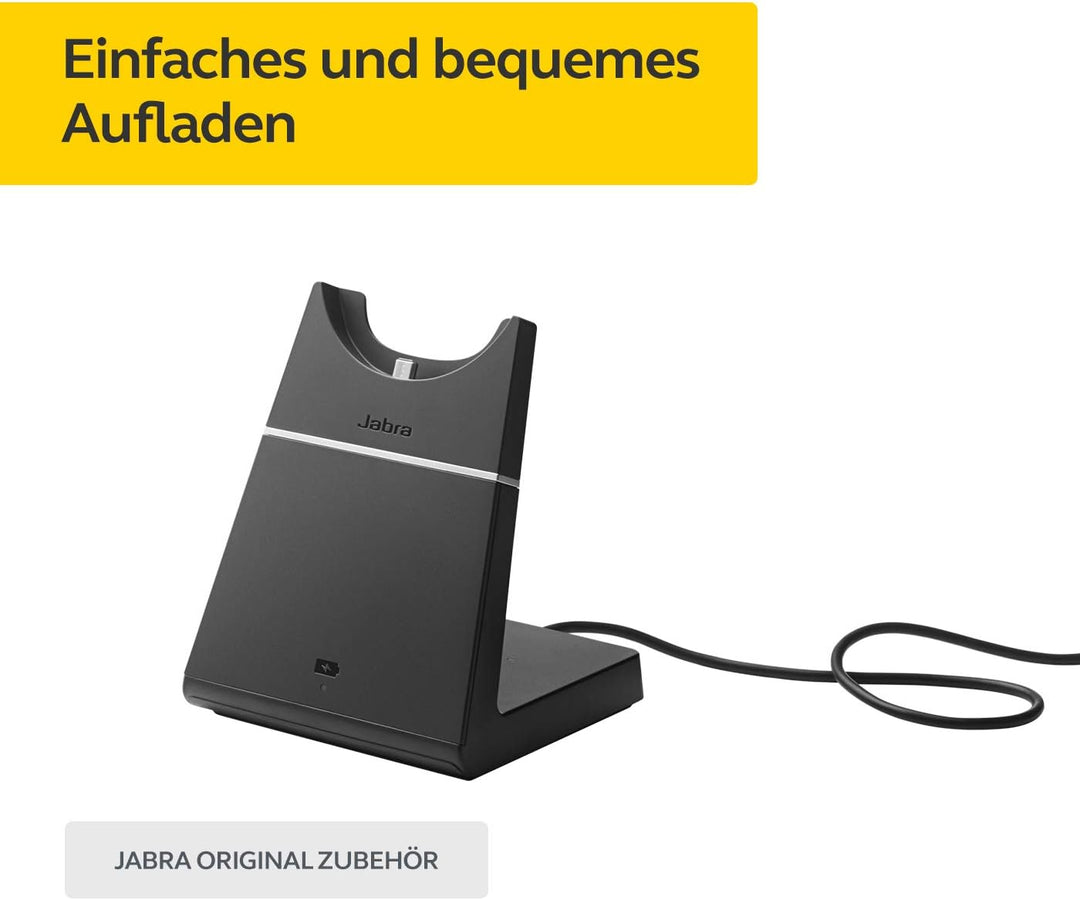 Jabra Evolve 75 Charging Stand – Fast Wireless Desk Charger for Evolve 75 Headset – Ideal for Call C