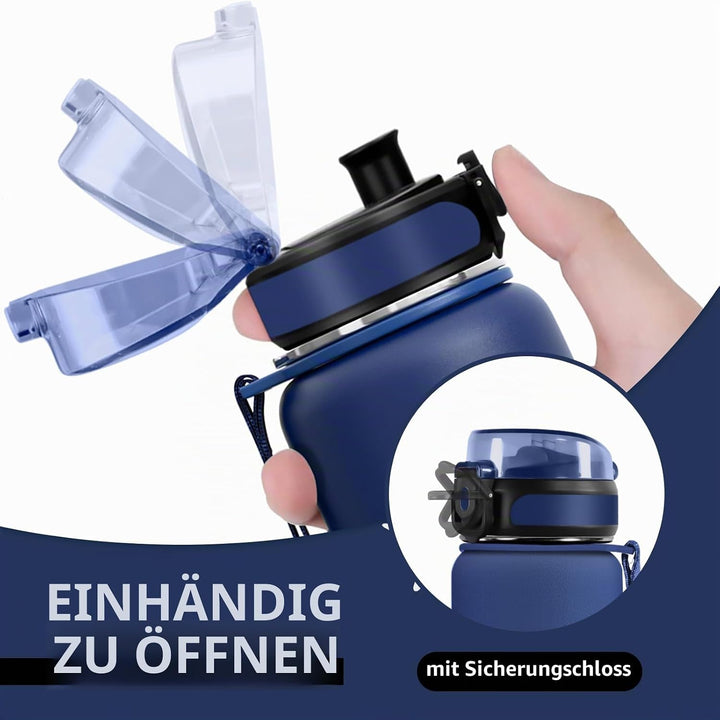 Thermosflasche 1L, Auslaufsicher Thermoskanne, BPA-Frei Isolierflasche, Trinkflasche Edelstahl für S