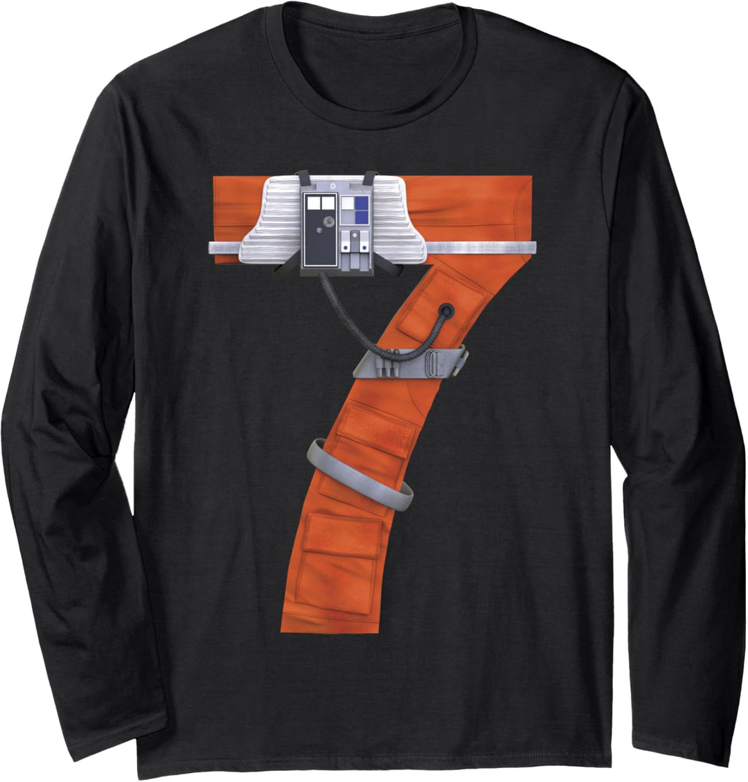 Star Wars Rebel Seventh Birthday Langarmshirt