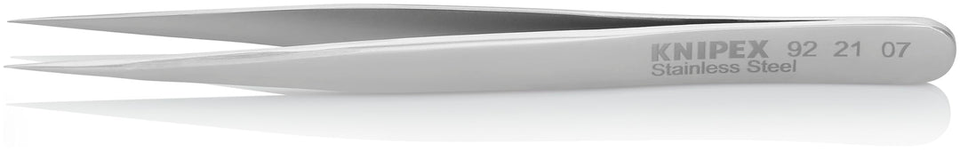 KNIPEX Universalpinzette Mattiert Glatt 110 mm, 92 21 07 0.25 mm Silber, 0.25 mm Silber