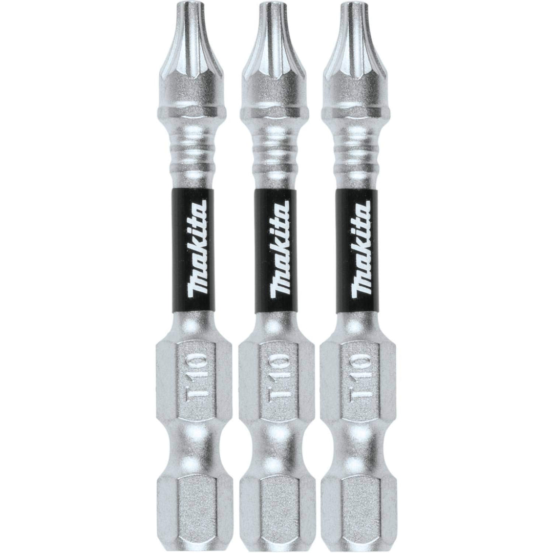 Makita E-00826 Impact XPS T10 Torx 5,1 cm Power-Bit, 3 Stück 3/pk T10, 3/pk T10