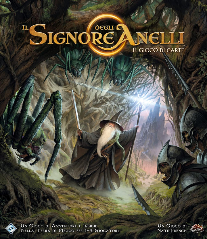 Asmodee – Der Herr der Ringe: Das Kartenspiel, LCG, neues Format, 1–4 Spieler, ab 14 Jahren, italien