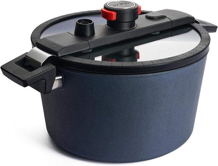 Woll Active Lite Kasserolle mit Active-Lite-Deckel und Silikoneinsatz, Ø 28 cm, 15,5 cm hoch, 7.5 Li