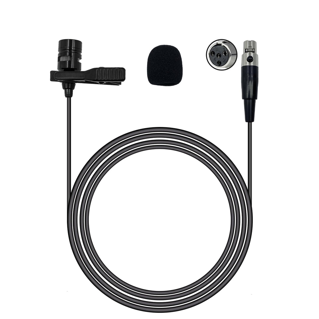Mini Lavalier Mic für Shure Wireless Bodypack Transmitter, Lapel Ansteckmikrofon Unidirektional Kond