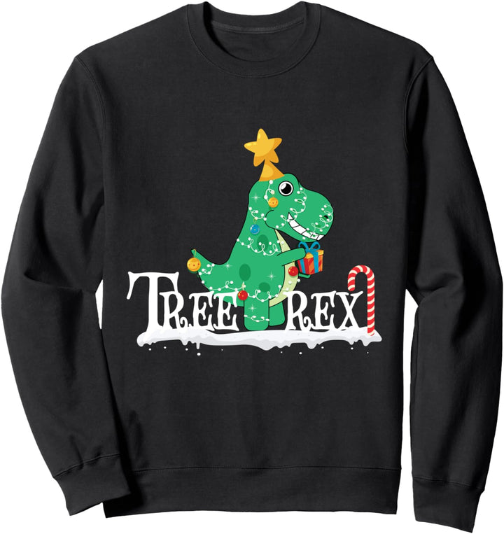 Christmas Tree Rex funny Dinosaur T-Rex Sweatshirt