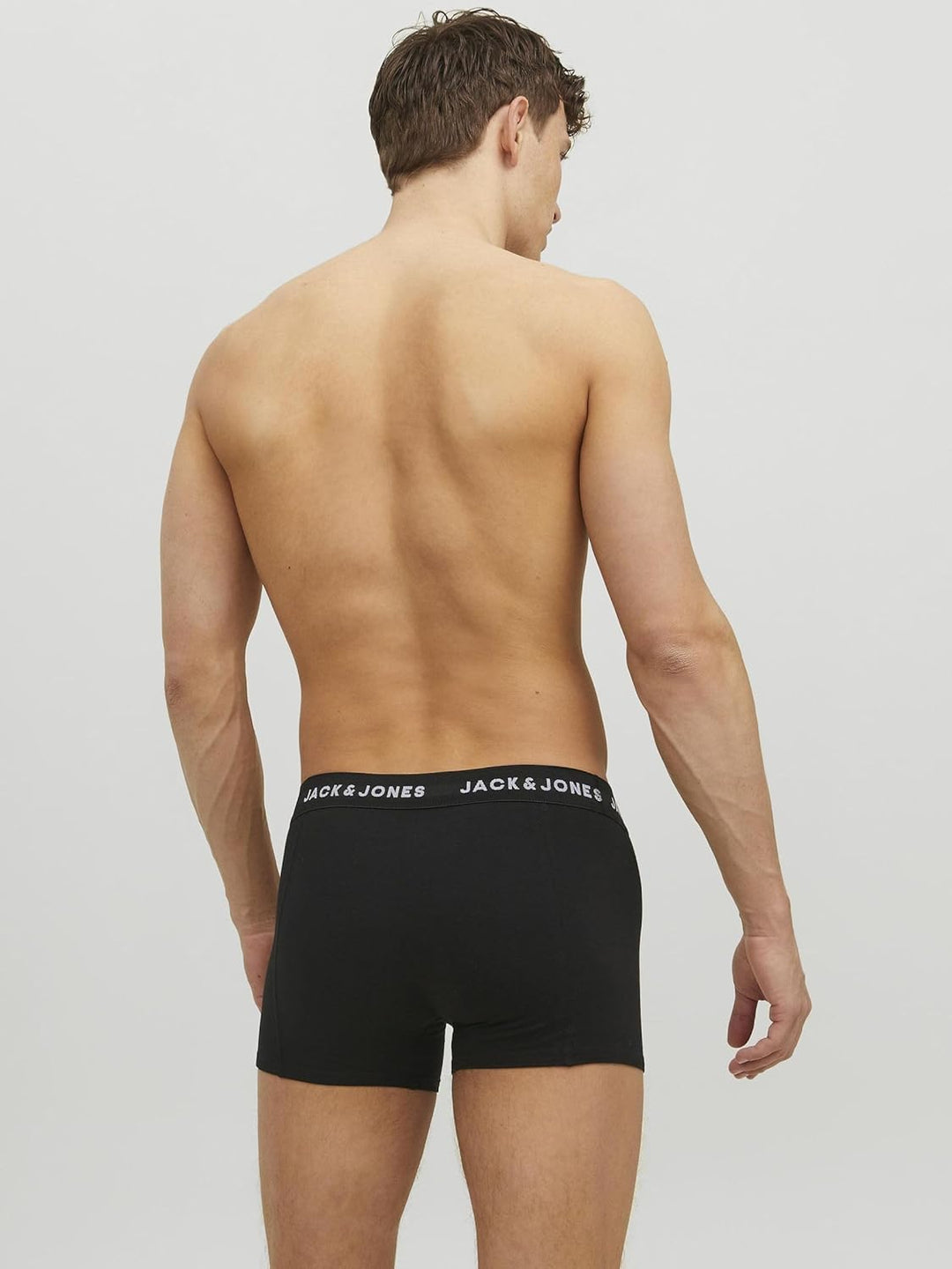 JACK & JONES Male Trunks 5er-Pack Herrenunterwäsche in Grösse XS–XXL S Schwarz, S Schwarz