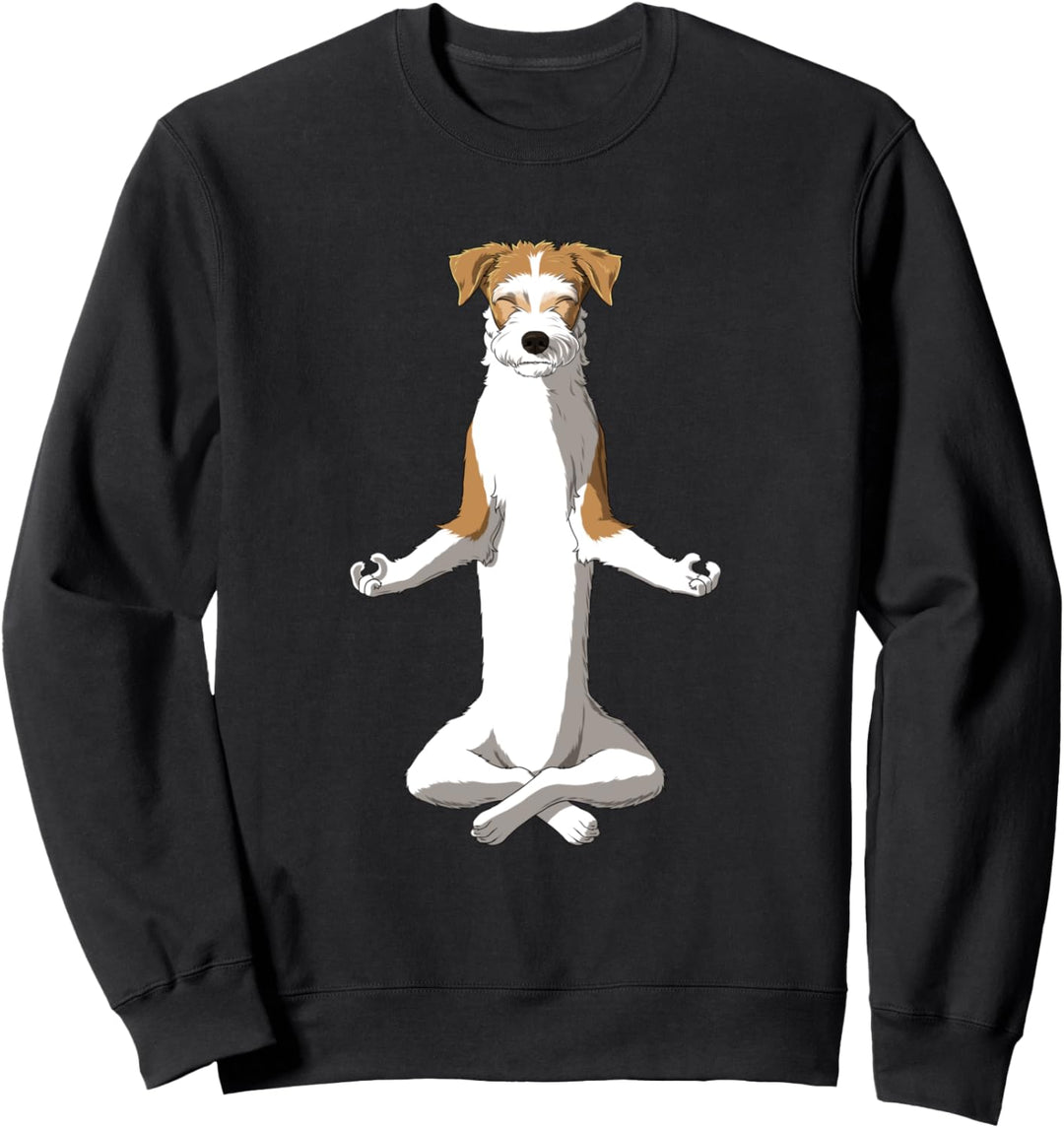 Yoga Hund Kromfohrländer Sweatshirt