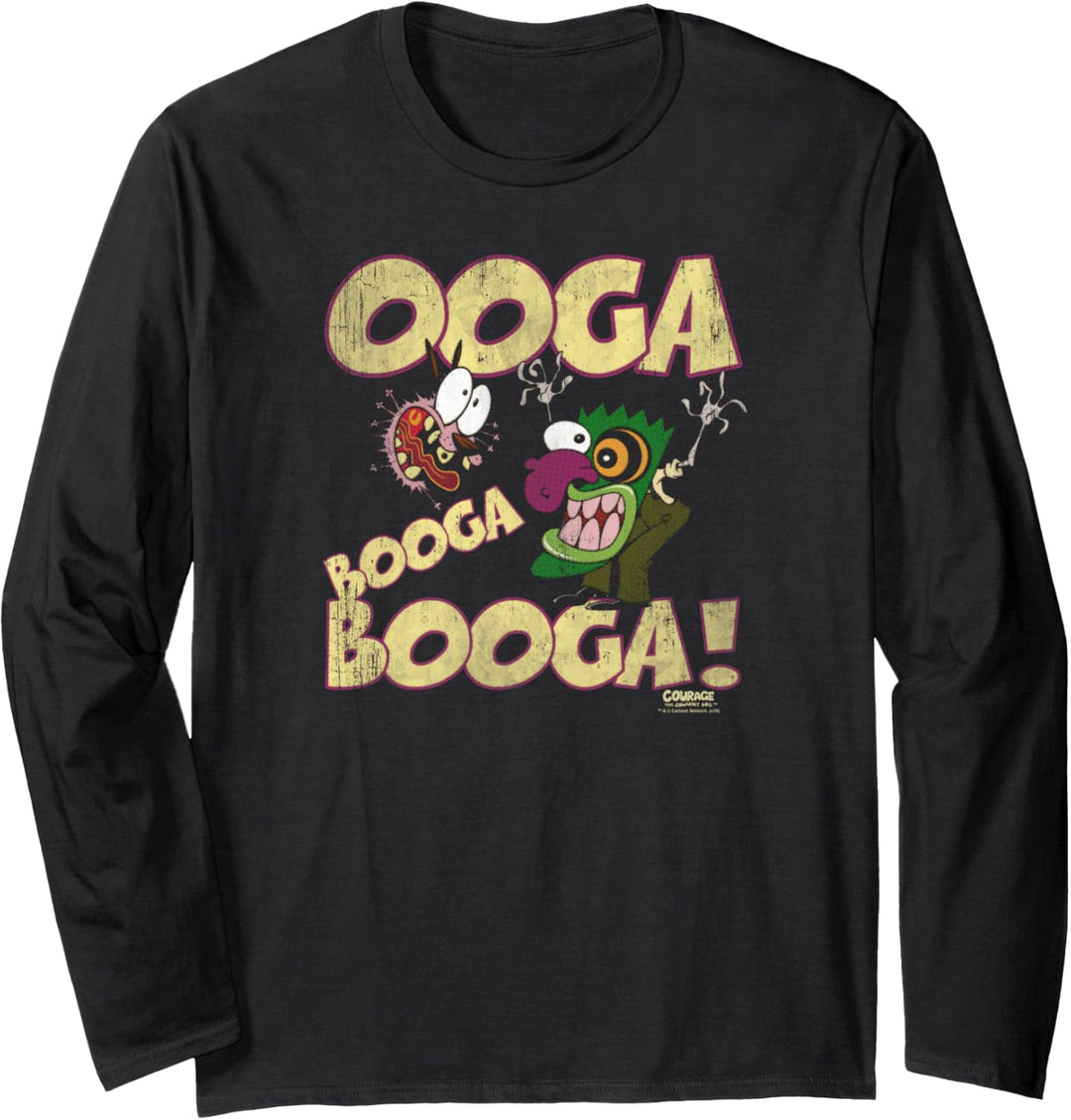 Courage the Cowardly Dog Ooga Booga Booga Langarmshirt
