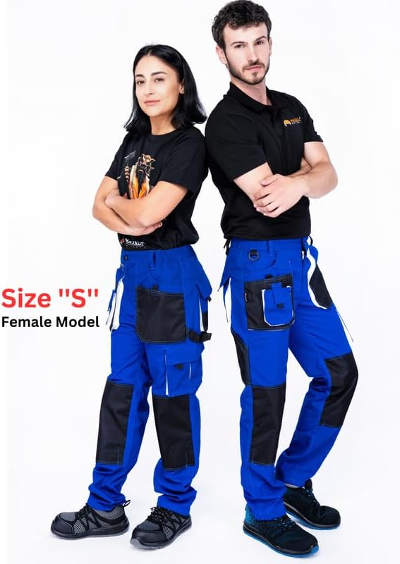Mazalat Arbeitshosen männer mit Kniepolstertaschen, Grössen S-XXXL, Arbeithose Herren, Arbeitshose,