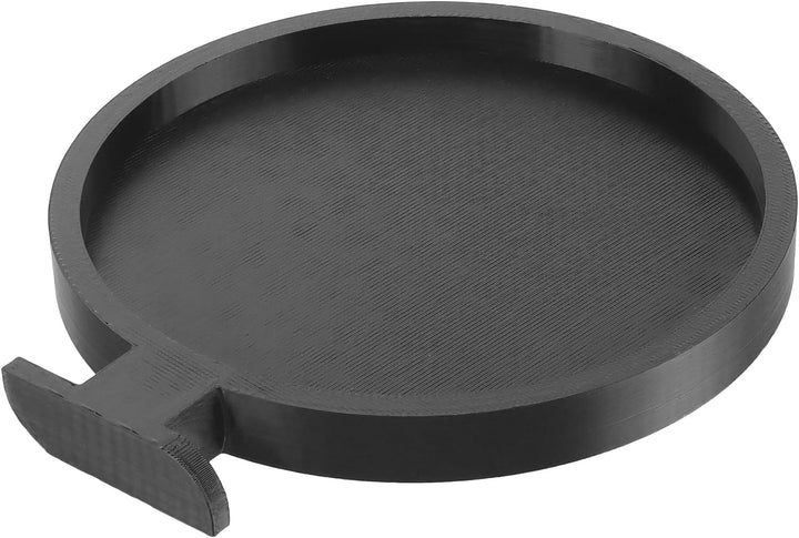 FUNSUEI 4 Stück Kunststoff Runde Pflanzenhalter Pflanzentabletts, Pflanzenring Ständer Set für Wand
