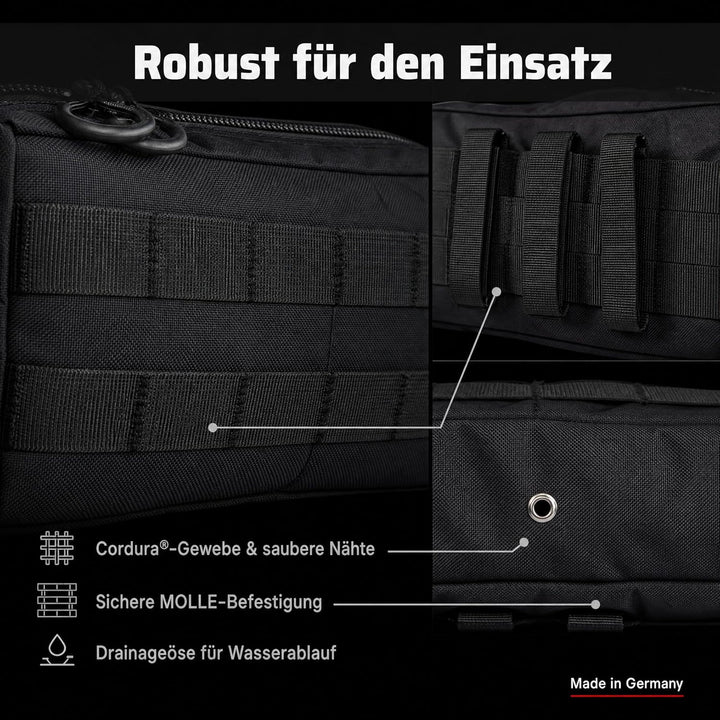Zentauron Molle Tasche horizontal Utility Pouch für Rucksäcke Plattenträger Schutzwesten aus Cordura