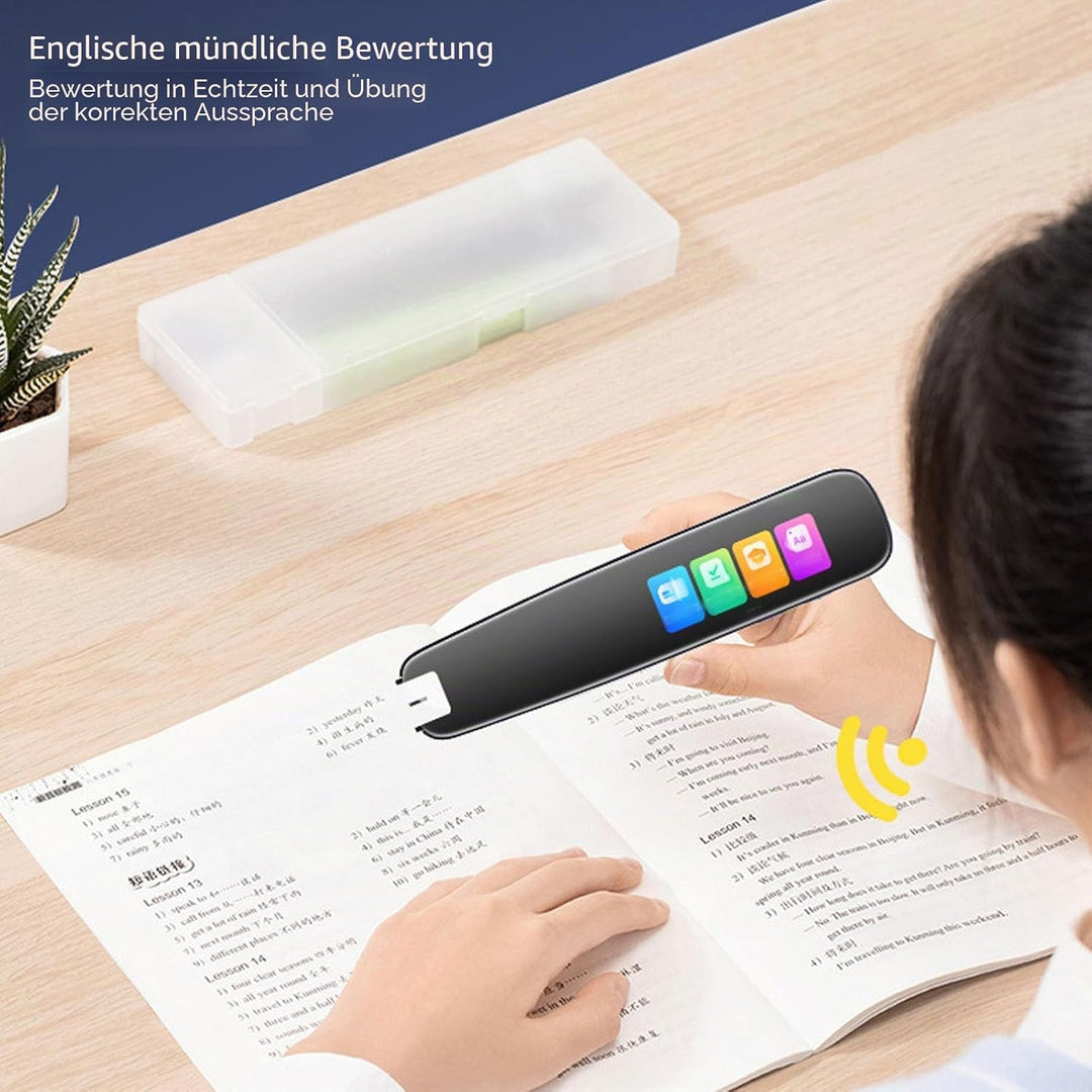 Übersetzungs-Scanstift, Kabelloser Scan-Reader-Stift, Lesestift für Legasthenie, Sprachübersetzer, D