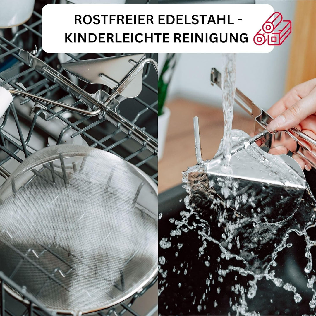 Westmark Passiersieb - rostfreier Edelstahl - Küchensieb zum Passieren, Pürieren und Entsaften - 20c