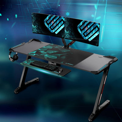 EUREKA ERGONOMIC Tastaturauszug Verstellbar Tastaturhalterung Schwenkbar Tastaturschublade mit Mausp