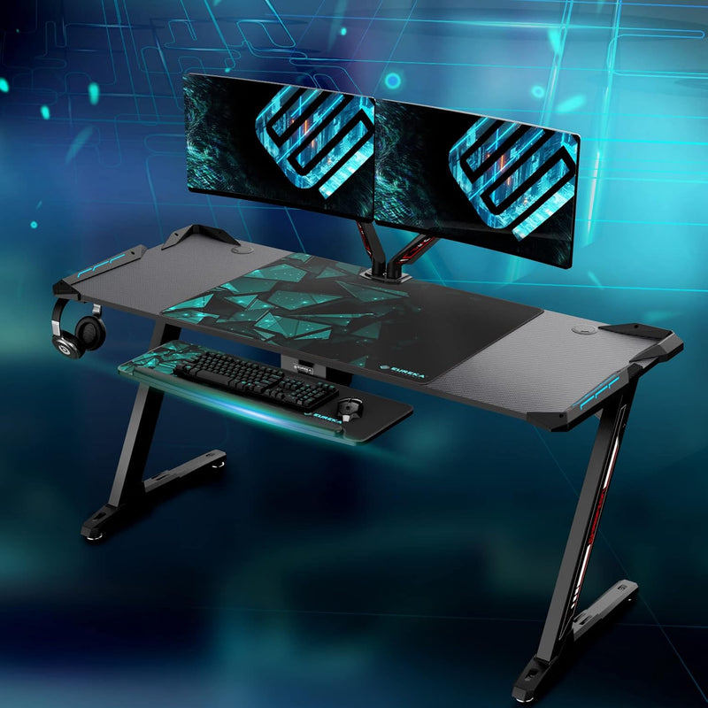 EUREKA ERGONOMIC Tastaturauszug Verstellbar Tastaturhalterung Schwenkbar Tastaturschublade mit Mausp