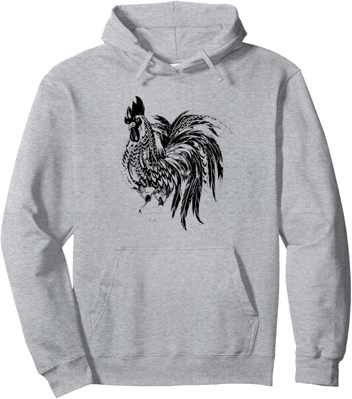 Hahn Huhn Landwirt Motiv Nutztiere Bauernhof Tiere Hühner Pullover Hoodie