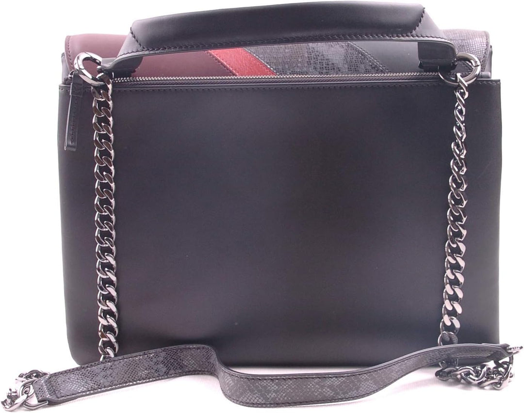 BREE Damen Issia 4, Bl./grey Rep. Flap, Sh. B. W18 Schultertasche Mehrfarbig (Bl./Grey)