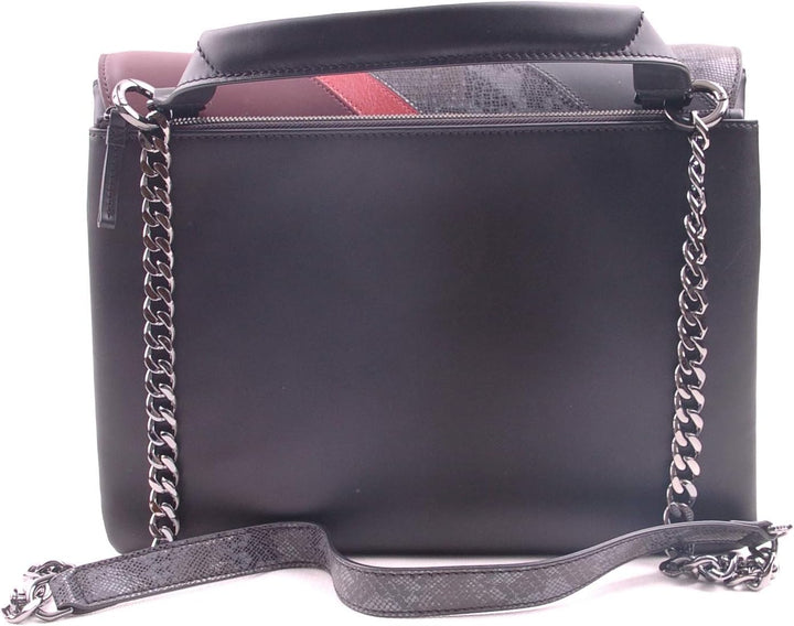 BREE Damen Issia 4, Bl./grey Rep. Flap, Sh. B. W18 Schultertasche Mehrfarbig (Bl./Grey)