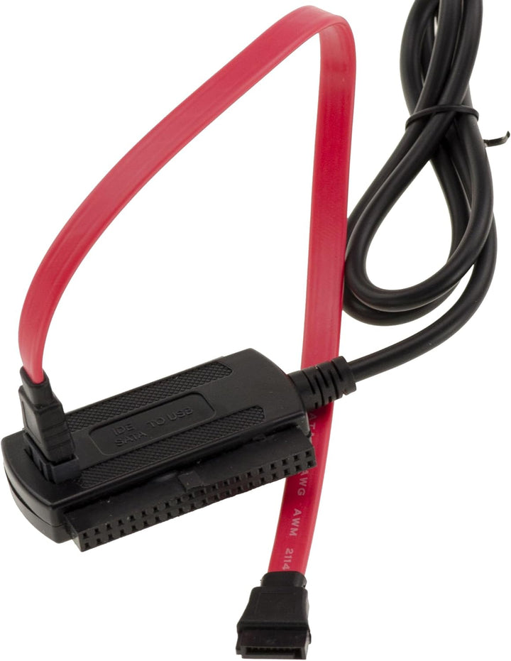 KALEA-INFORMATIQUE USB-Konverter für IDE- oder Sata-Festplatten 2.5 3.5 5.25 mit mitgeliefertem Netz