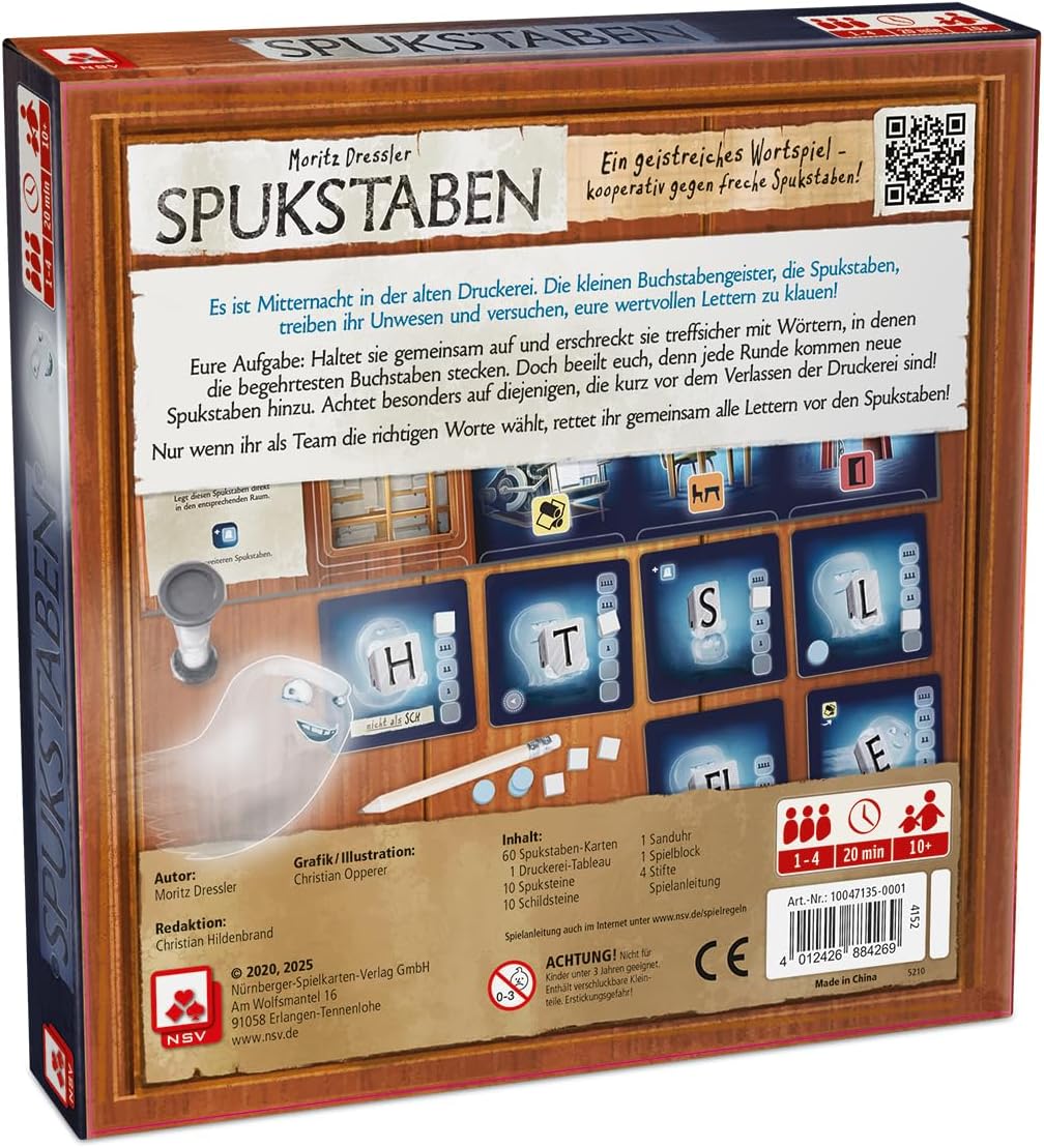 NSV - 4152 - SPUKSTABEN (2. Edition) - Wortspiel, Silver