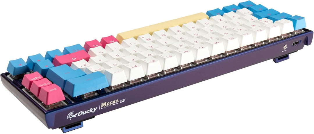 Ducky Mecha SF Limited Dawn Edition Gaming Tastatur inklusive RGB-Beleuchtung mit MX Blue Switches,