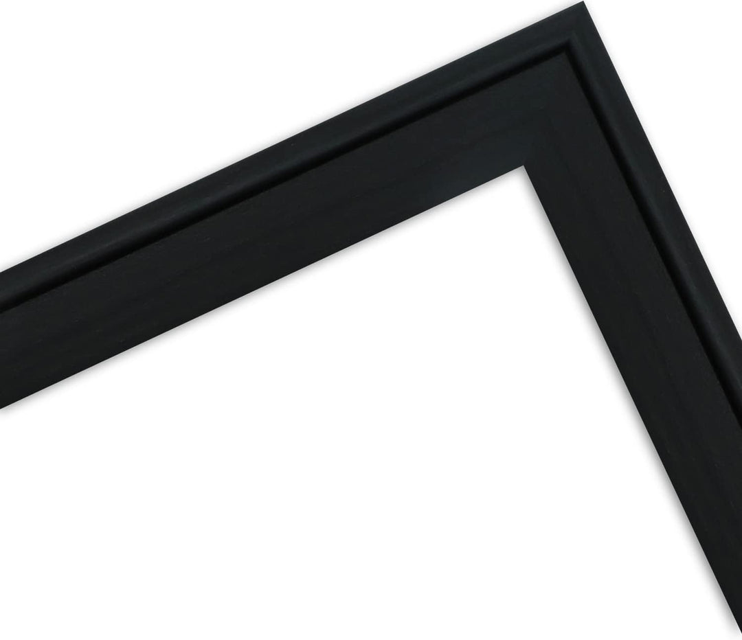 WANDStyle Bilderrahmen KLASSISCH 30x42 I Farbe: Schwarz I Holzbilderrahmen I Bilderrahmen Modern I M