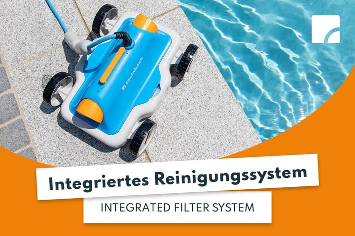 Steinbach Poolrunner S63 – 061007 – Vollautomatischer Bodensauger für Pools mit bis zu 18 m² Bodenfl