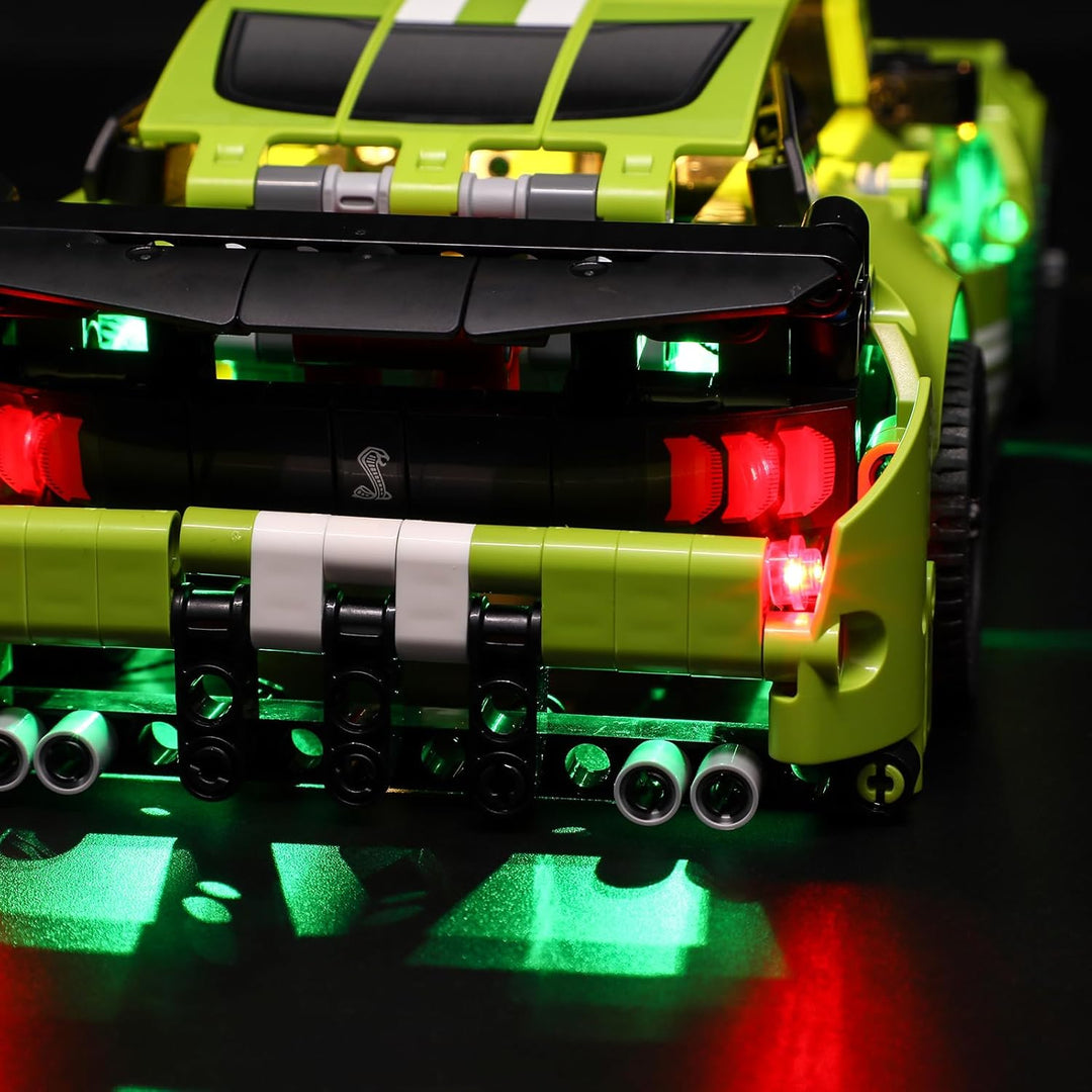 BRIKSMAX Led Beleuchtungsset für Lego Technic Ford Mustang Shelby GT500 - Compatible with Lego 42138