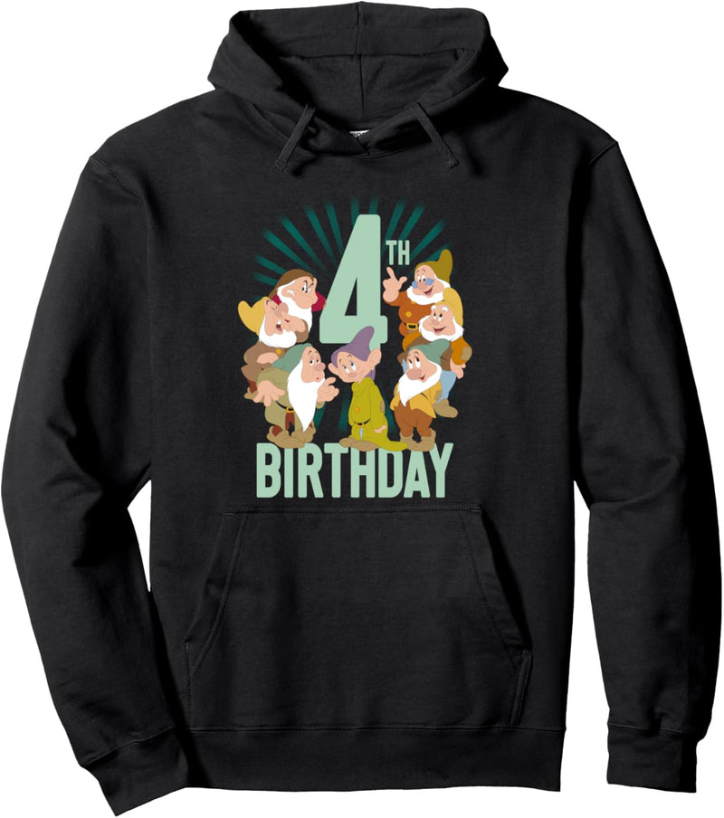 Disney Snow White Seven Dwarfs Fourth Birthday Pullover Hoodie