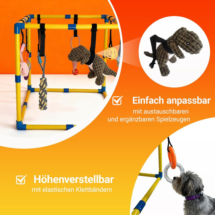 Welpenspielstudio, mit 9 interaktiven Hundespielzeugen, Welpenanreicherungsspielzeug, um sie zu besc
