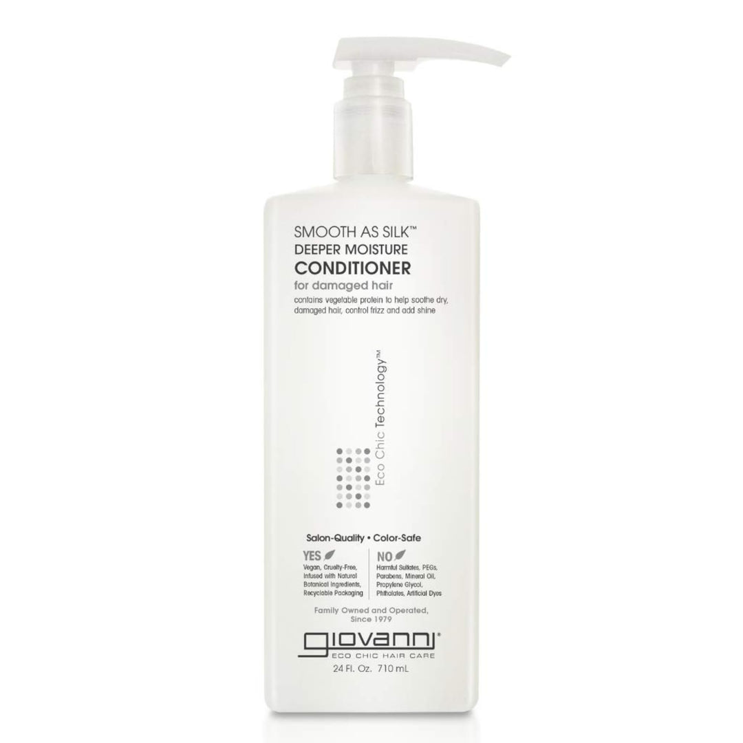 Giovanni Cosmetics Smooth As Silk Deeper Moisture Conditioner, 24 Oz