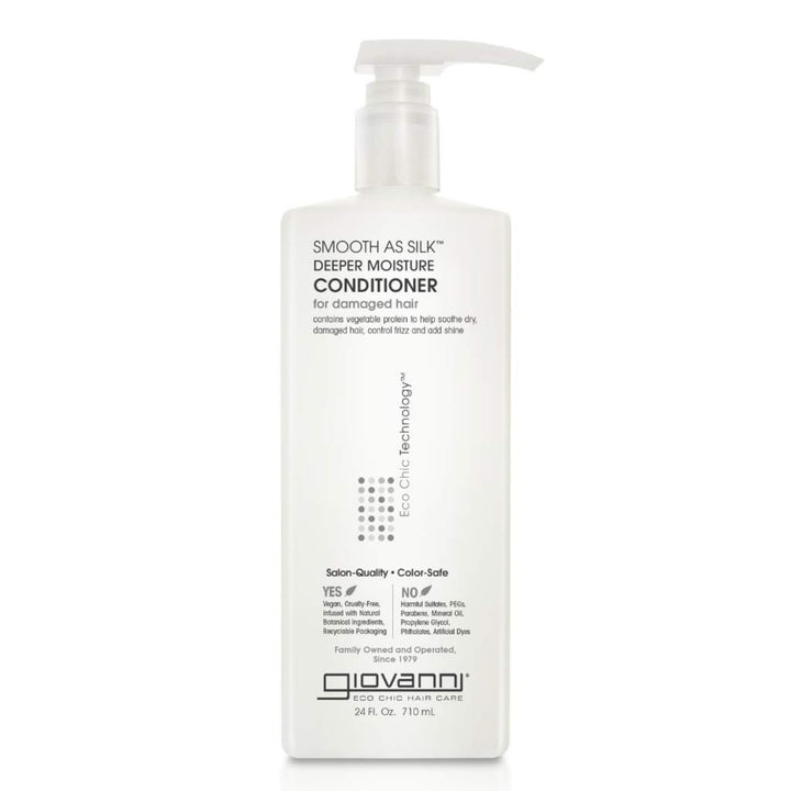 Giovanni Cosmetics Smooth As Silk Deeper Moisture Conditioner, 24 Oz