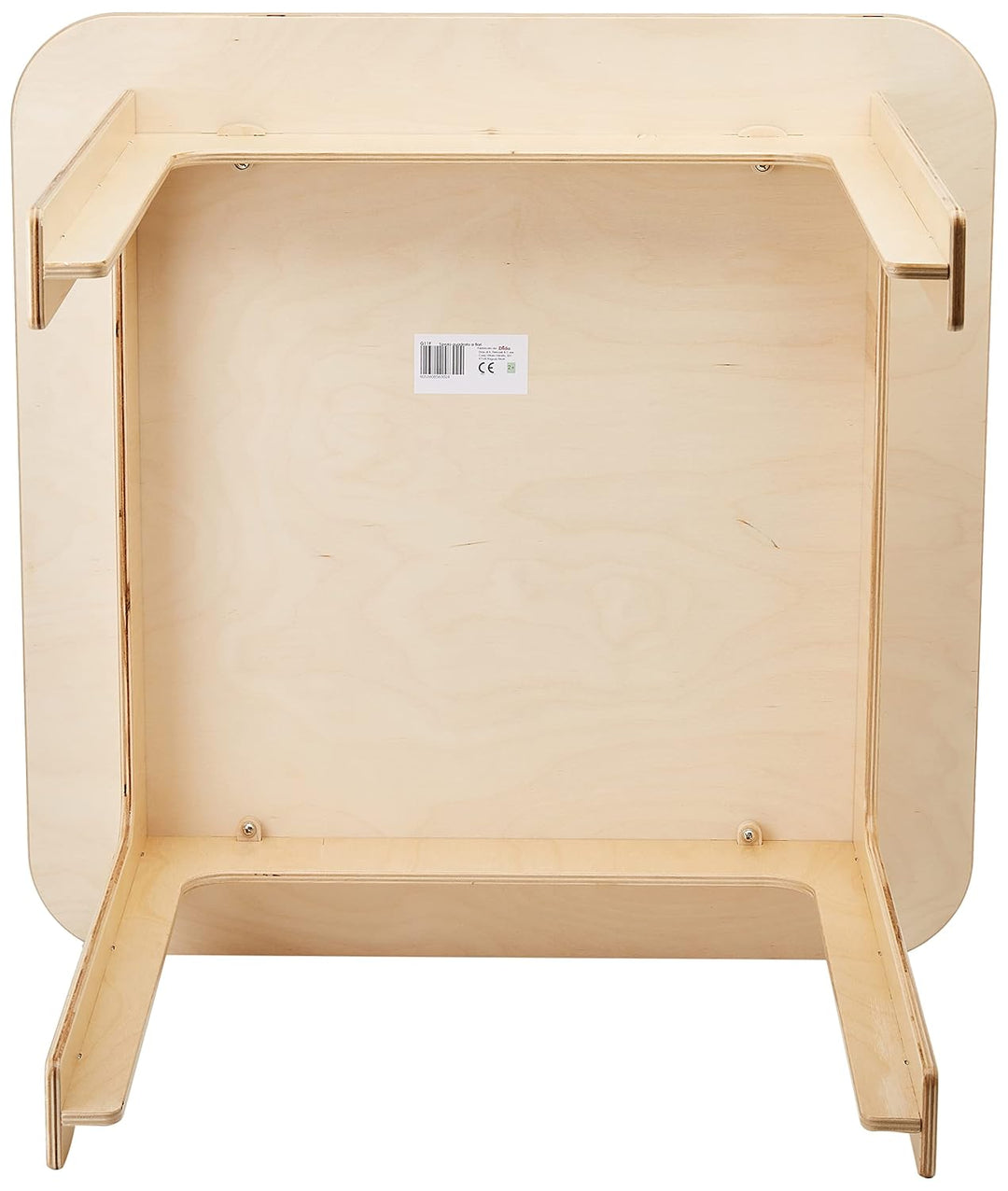 Dida - Quadratischer Holztisch für Kinder, Blumen-Design, Ideal für Kinderzimmer und Schulen, Perfek