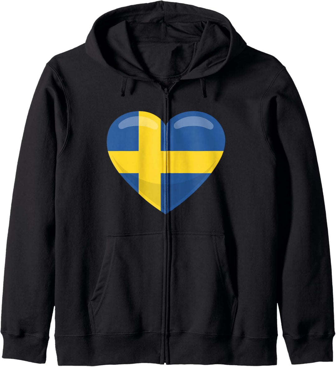 Sverige Souvenir Schweden Flagge Herren Damen Kinder Schwedisch Kapuzenjacke