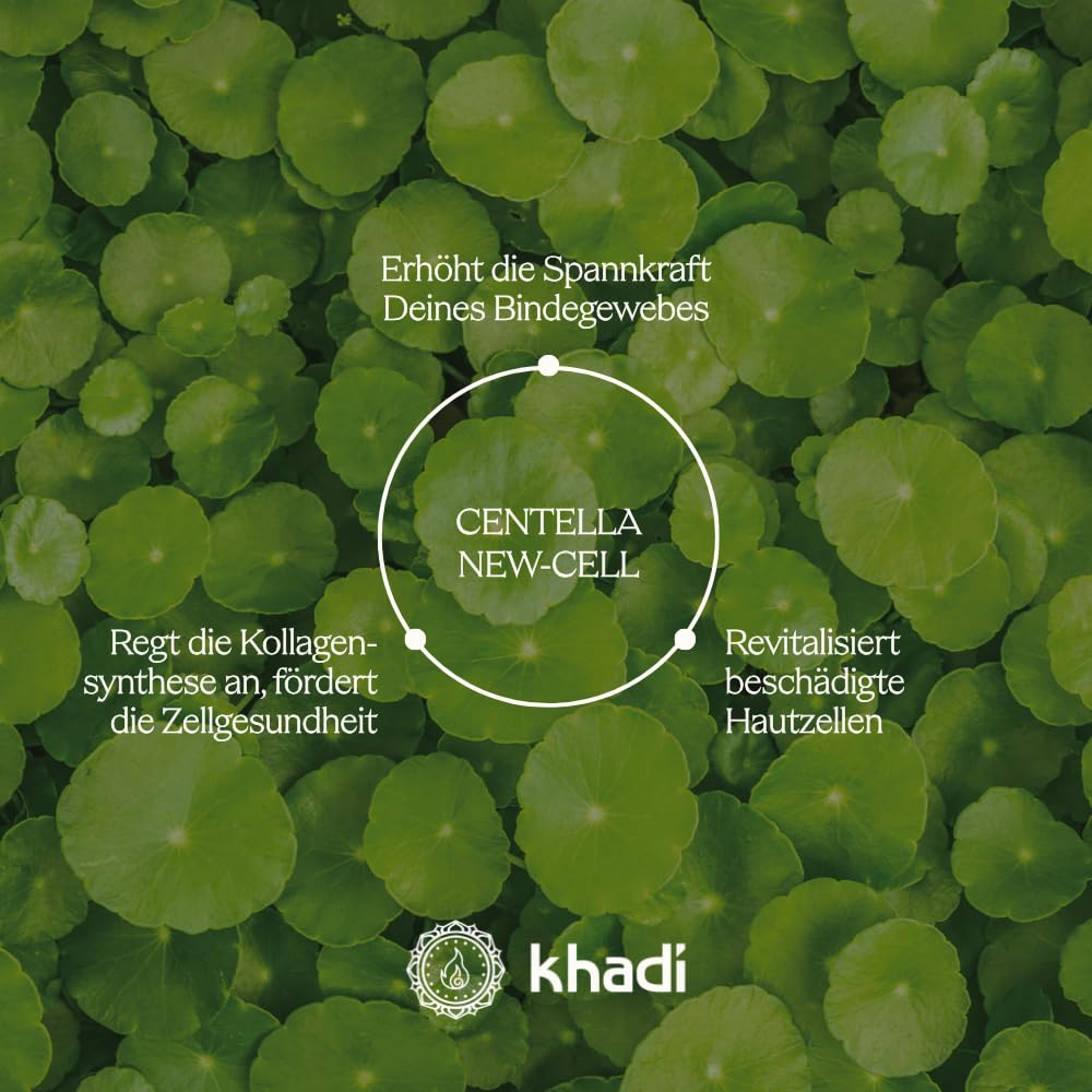khadi CENTELLA NEW-CELL Ayurvedisches Elixier Skin & Soul Oil, Haut- & Körper-Öl, Vertraue in die In