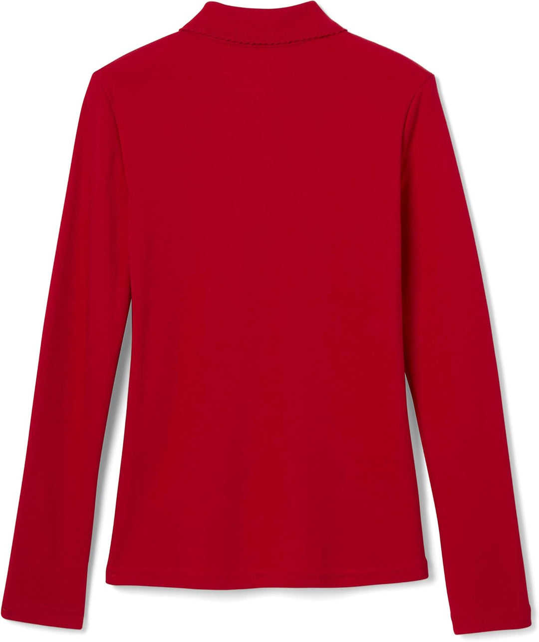 French Toast Mädchen-Langarm-Poloshirt mit Picotkragen 4-5 Jahre Rot, 4-5 Jahre Rot
