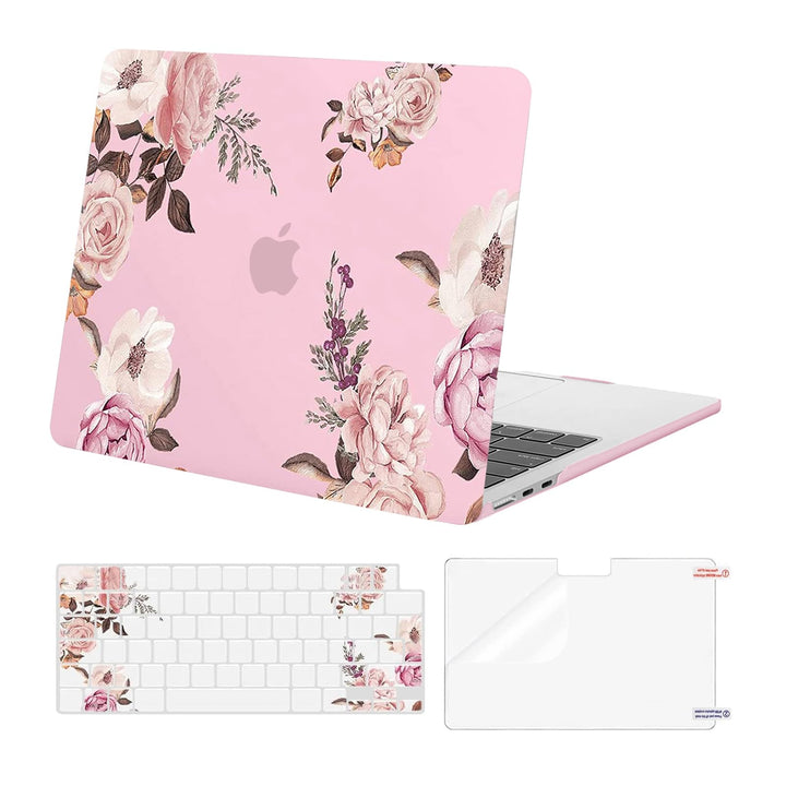 MOSISO Hülle Kompatibel mit MacBook Air 13 Zoll M4 M3 M2 2025 2024-2022 A3240 A3113 A2681 Touch ID,P