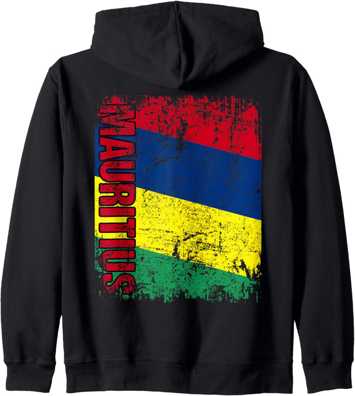 MAURITIUS Flagge | Damen Herren Kinder MAURITIUS Kapuzenjacke