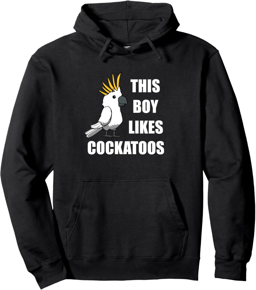 Niedlicher Kakadu Ironisches Zitat Nymphensittich Pullover Hoodie