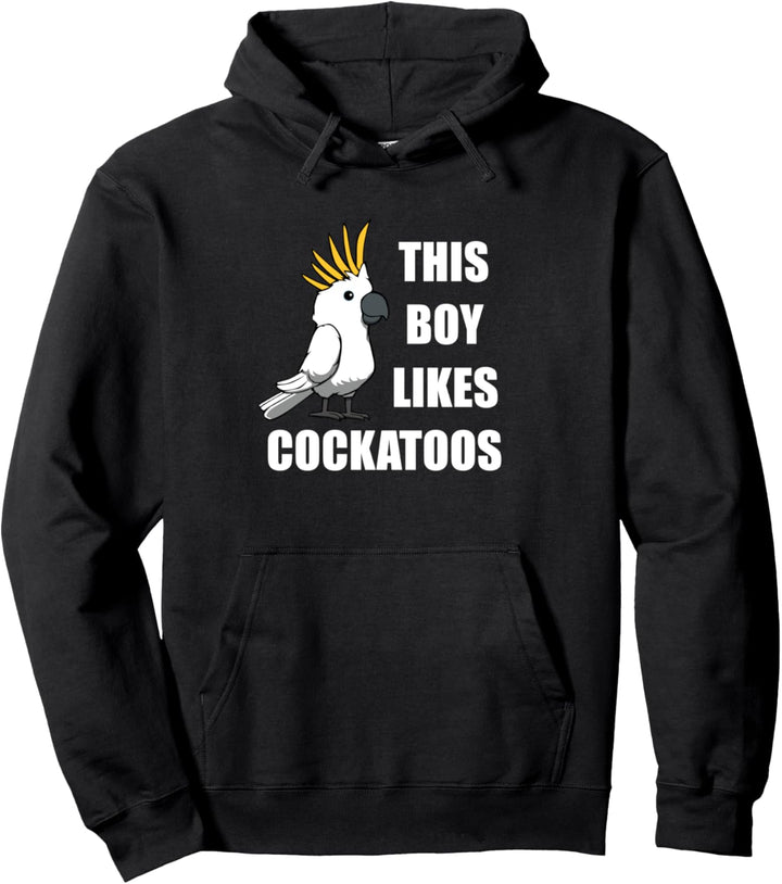 Niedlicher Kakadu Ironisches Zitat Nymphensittich Pullover Hoodie