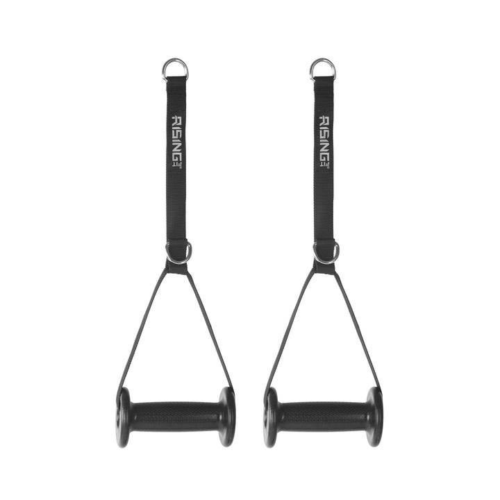 Verstellbare Widerstandsband-Griffe - Robuste Workout-Griffe mit rutschfesten Gummigriffen & flexibl