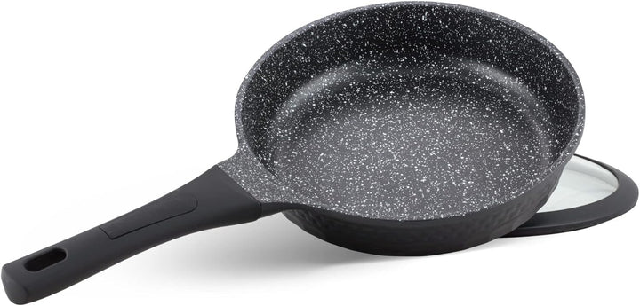 Edenberg 10 TLG Topfset Induktion, 5-teilig, Schwarz, Kochgeschirr-Set, Induktions-Töpfe, Kochtöpfe,