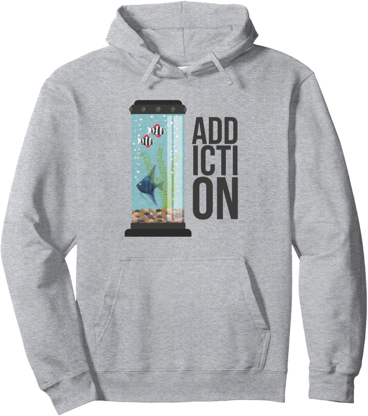 Aquarium Addiction I Fischzucht Aquarien Glas Fischer Angler Pullover Hoodie